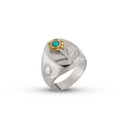 انگشتر تک شاخه گل کوچک