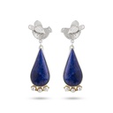 گوشواره مرغک درخت لاجورد