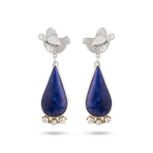 گوشواره مرغک درخت لاجورد